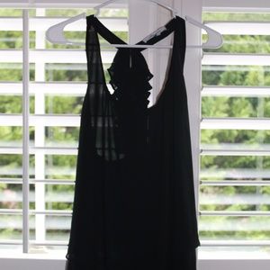 Naked Zebra Black Razorback Tank